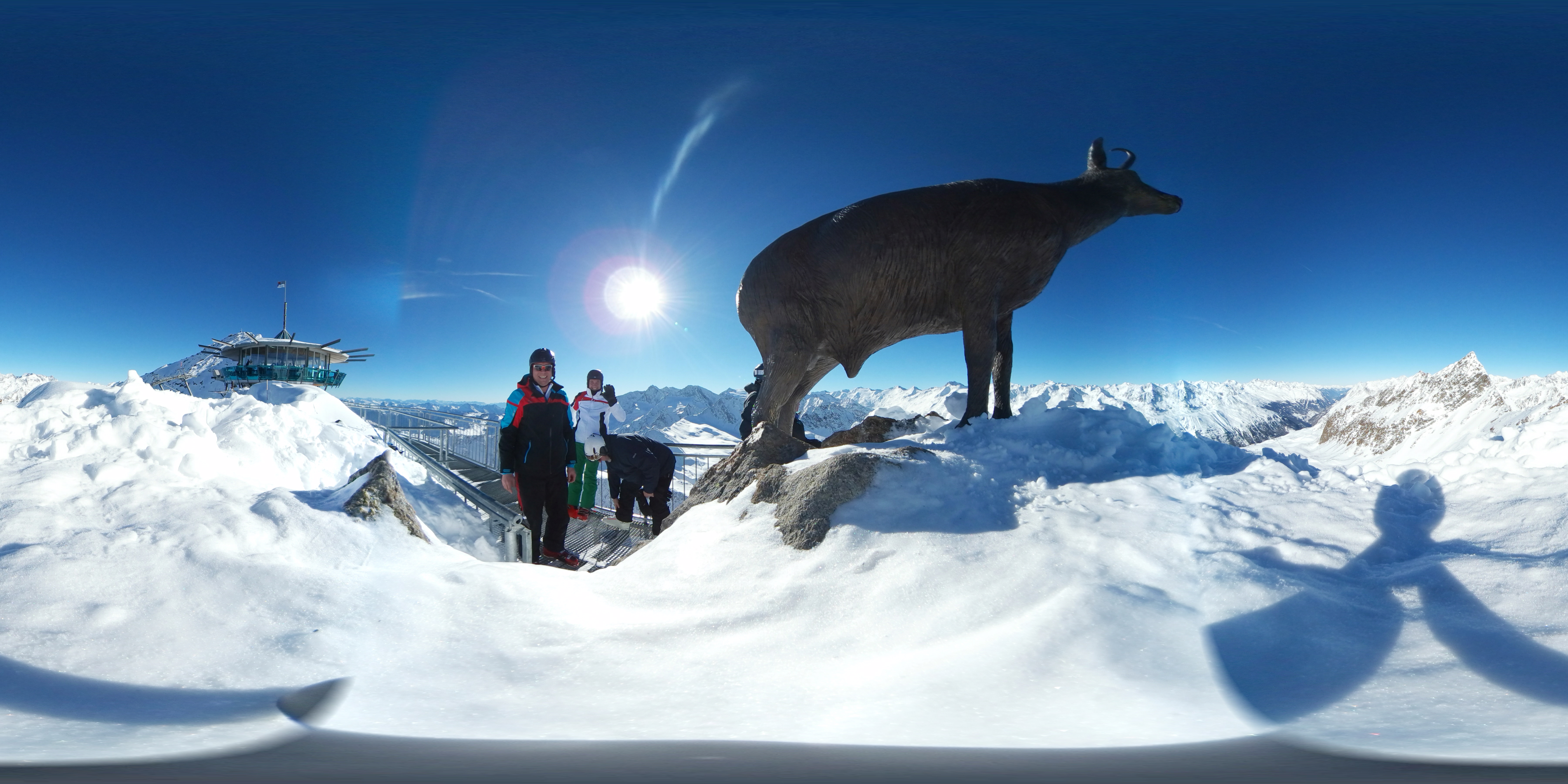 360 Grad Foto aus dem Skiurlaub