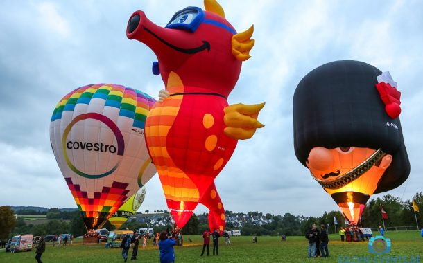 Donnerstag Abend auf der Warsteiner Internationalen Montgolfiade 07.09.2017